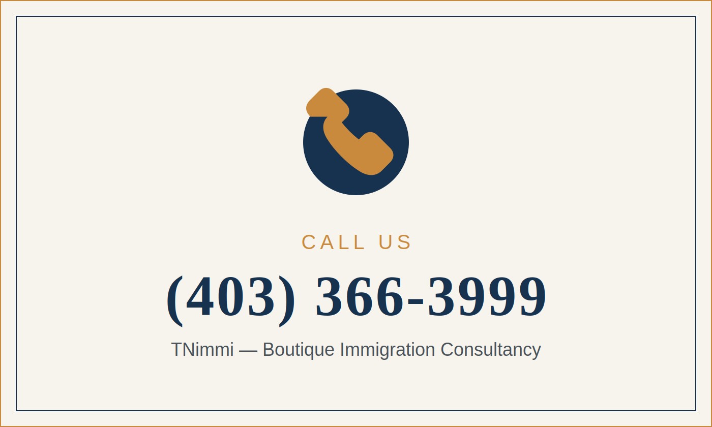 Call TNimmi at (403) 366-3999